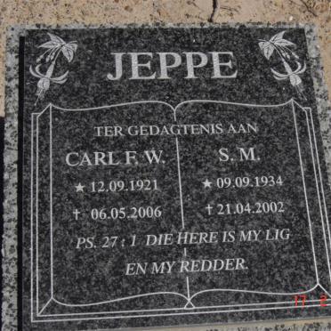 JEPPE Carl F.W. 1921-2006 ::JEPPE  S.M. 1934-2002