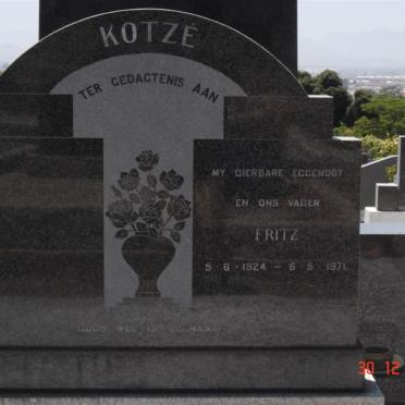 KOTZé Fritz 1924-1971