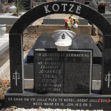 KOTZé Johannes Tobias 1949-1984