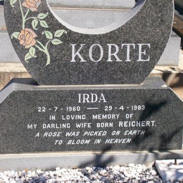 KORTE Irda nee REICHERT 1960-1983