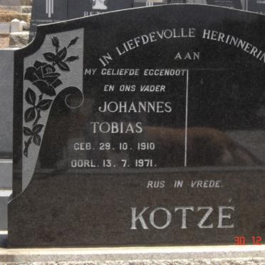 KOTZé Johannes Tobias 1910-1971
