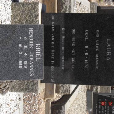 KRIEL Hendrik Johannes 1919-1993 :: THERON Laura  -1972