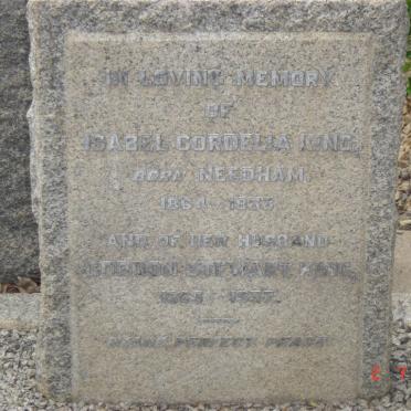 KING Gordon Stewart 1863-1937 &amp; Isabel Cordelia NEEDHAM 1864-1933