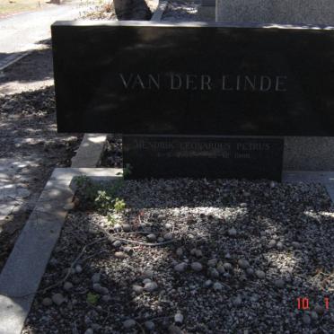 LINDE Hendrik Leonardus Petrus, van der 1888-1968