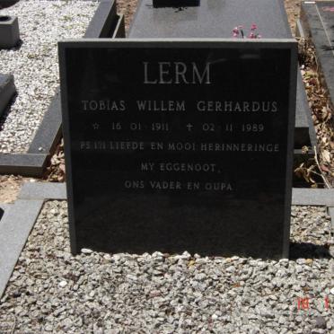 LERM Tobias Willem Gerhardus 1911-1989