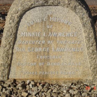 LAWRENCE Minnie