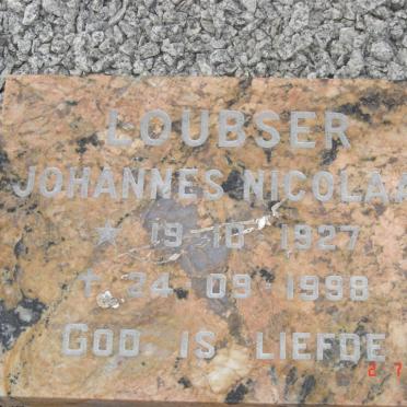 LOUBSER Johannes Nicolaas 1927-1998