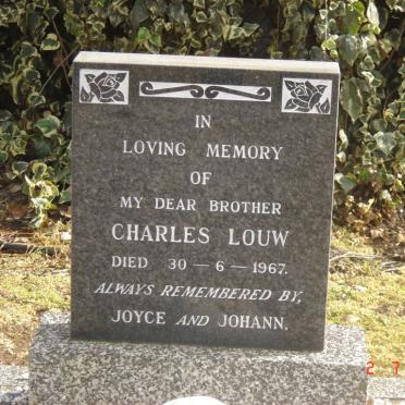 LOUW Charles -1967