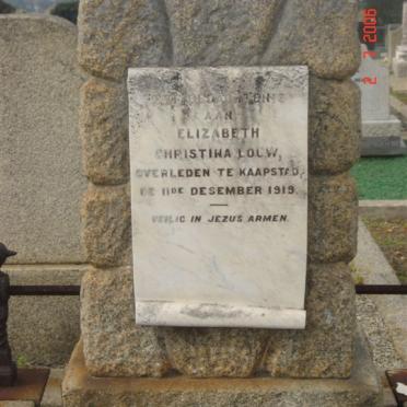 LOUW Elizabeth Christina -1919
