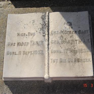 LOUBSER Fanie -1937 &amp; Baby BAARTMAN -1936