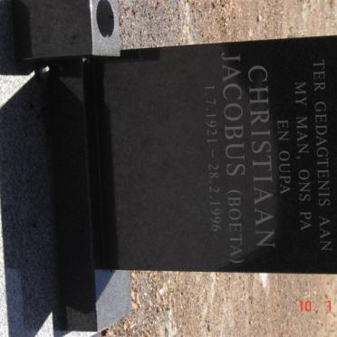 MOUTON Christiaan Jacobus 1921-1996