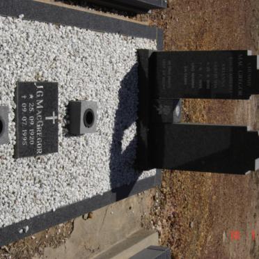 MacGREGOR Johanna Gertruida nee SLABBERT 1920-1995