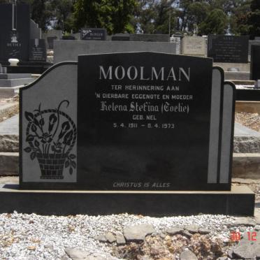 MOOLMAN Helena Stefina nee NEL 1911-1973