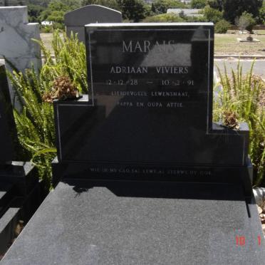MARAIS Adriaan Viviers 1928-1991
