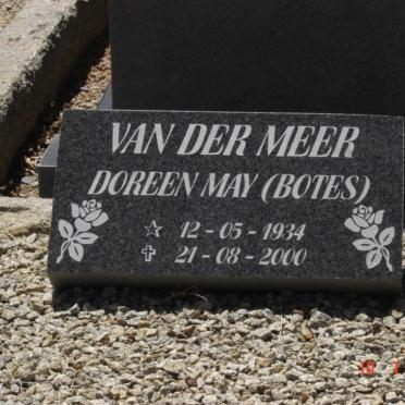 MEER Doreen May, van der nee BOTES 1934-2000