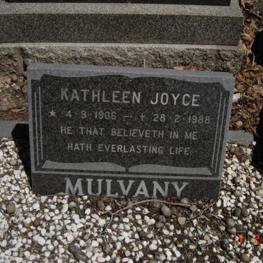 MULVANY Kathleen Joyce 1906-1988