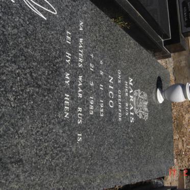 MARAIS Nico 1933-1985