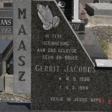 MAASZ Gerrit Jacobus 1956-1994