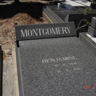 MONTGOMERY Benjamine 1938-1991