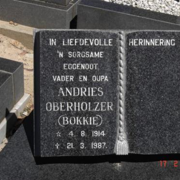 OBERHOLZER Andries 1914-1987