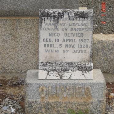 OLIVIER Nico 1927-1928