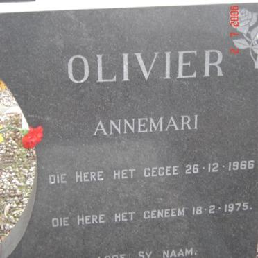 OLIVIER Annemari 1966-1975