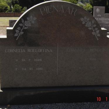 PIENAAR Johannes Hendrik 1894-1971 &amp; Cornelia Roeloffina 1898-1981