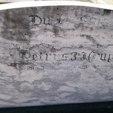 PLESSIS Petrus J.J., du 1915-1977