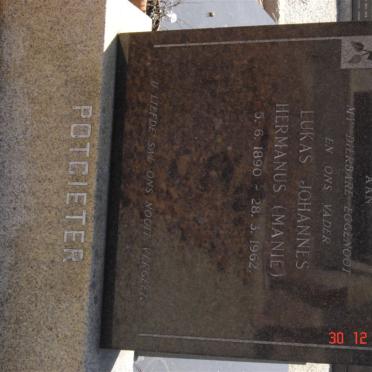 POTGIETER Lukas Johannes Hermanus 1890-1962