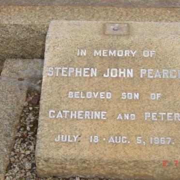 PEARCE Stephen John -1967