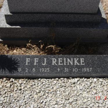 REINKE F.F.J. 1925-1987