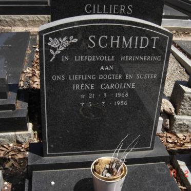 SCHMIDT Irene Caroline 1968-1986
