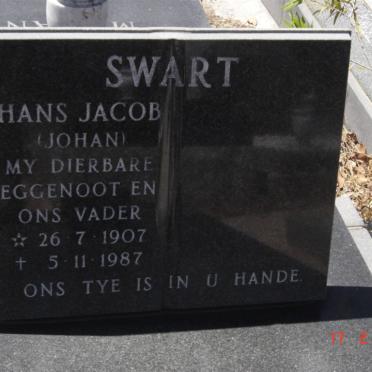 SWART Hans Jacob 1907-1987
