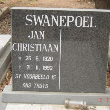 SWANEPOEL Jan Christiaan 1920-1992