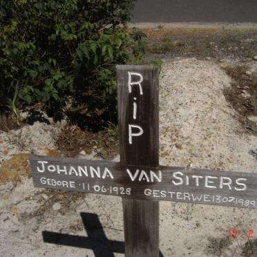 SITERS Johanna, van 1928-1989