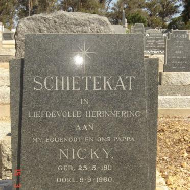 SCHIETEKAT Nicky 1911-1960