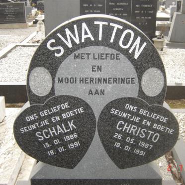 SWATTON Schalk 1986-1991 :: SWATTON Christo 1987-1991