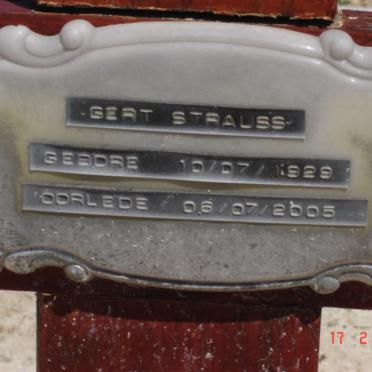 STRAUSS Gert 1929-2005