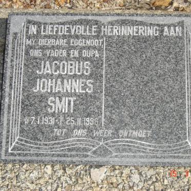 SMIT Jacobus Johannes 1931-1996