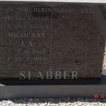 SLABBER Nicolaas J.A. 1922-1979