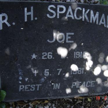 SPACKMAN R.H. 1915-1981