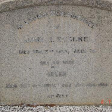 STARKE John F. -193? &amp; Ellen 1864-1964
