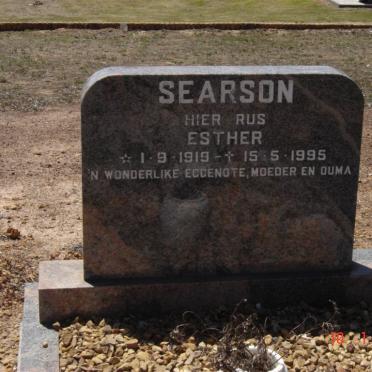 SEARSON Esther 1919-1995