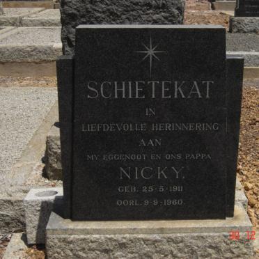SCHIETEKAT Nicky 1911-1960