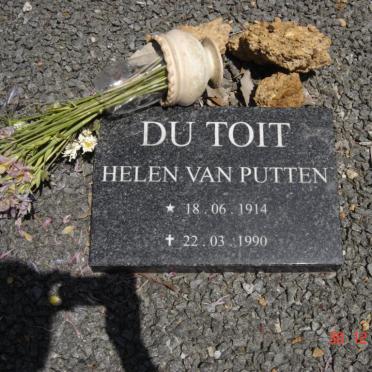 TOIT, Helen van Putten, du 1914-1990