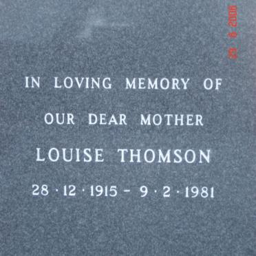 THOMSON Louise 1915-1981