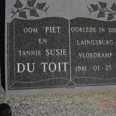 TOIT Piet, du -1981 &amp; Susie -1981
