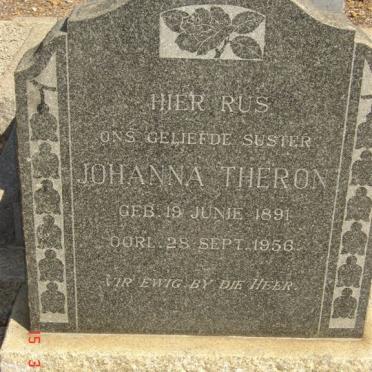 THERON Johanna 1891-1956