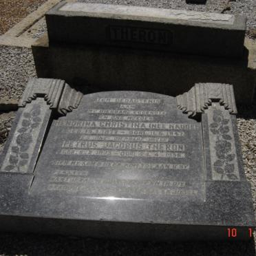 THERON Petrus Jacobus 1873-1956 &amp; Hendrina Christina NAUDE 1877-1947