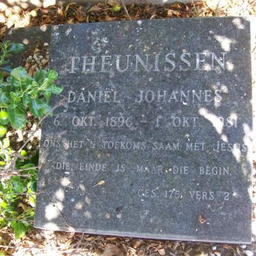 THEUNISSEN Daniel Johannes 1896-1981